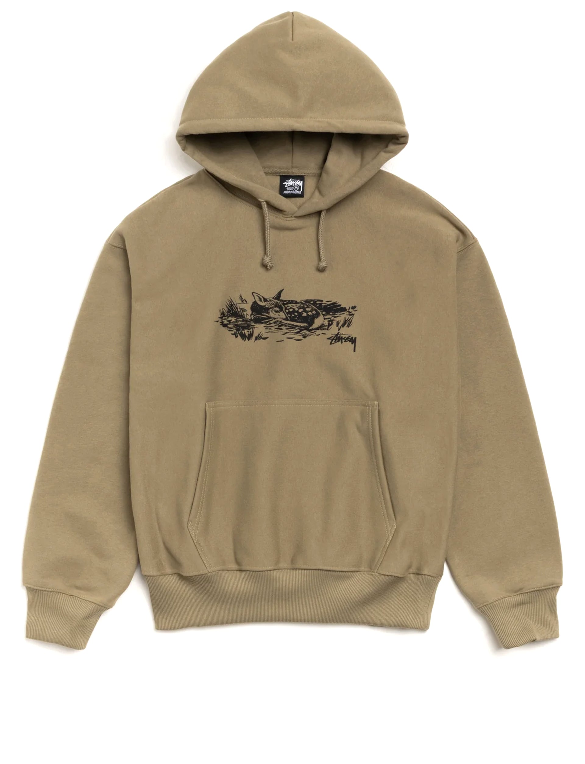 STÜSSY Fawn Hood ARMY