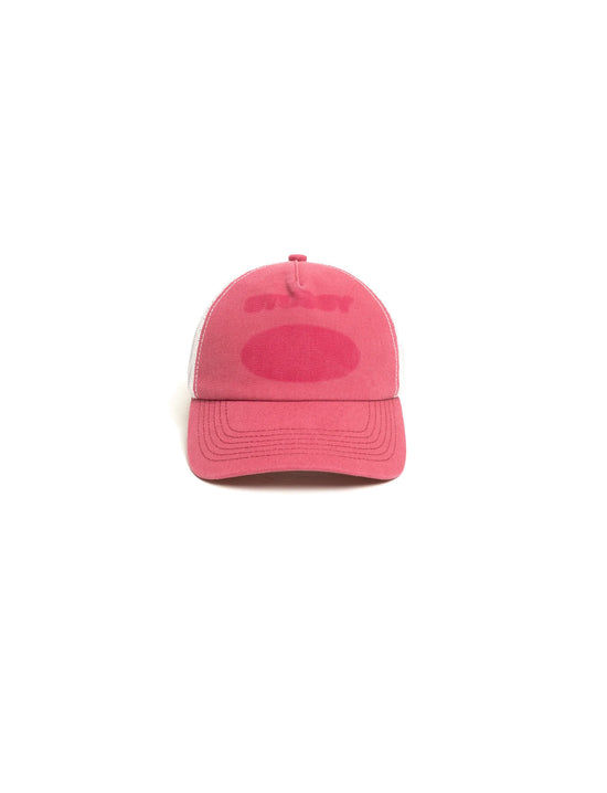 STÜSSY Hc Ghost Logo Trucker RED