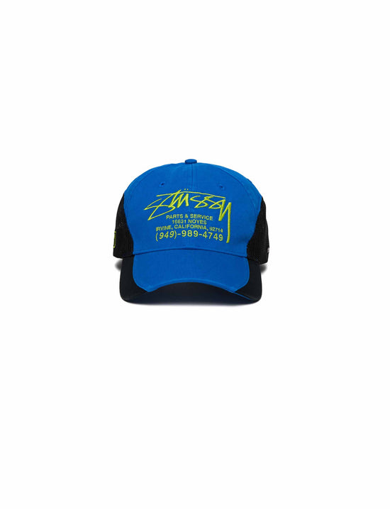 STÜSSY Lp Service Mesh Strapback Cap BLUE
