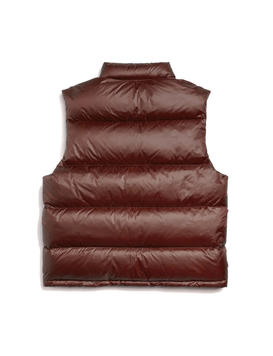 STÜSSY Micro Ripstop Down Vest Brown