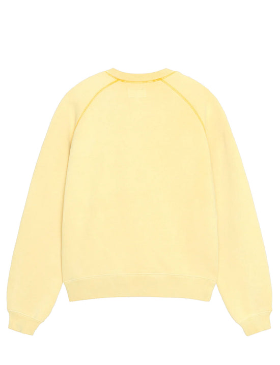 STÜSSY Overlock Varsity Raglan Crew HONEY