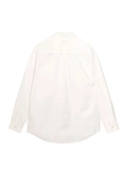 STÜSSY Oxford LS Shirt White