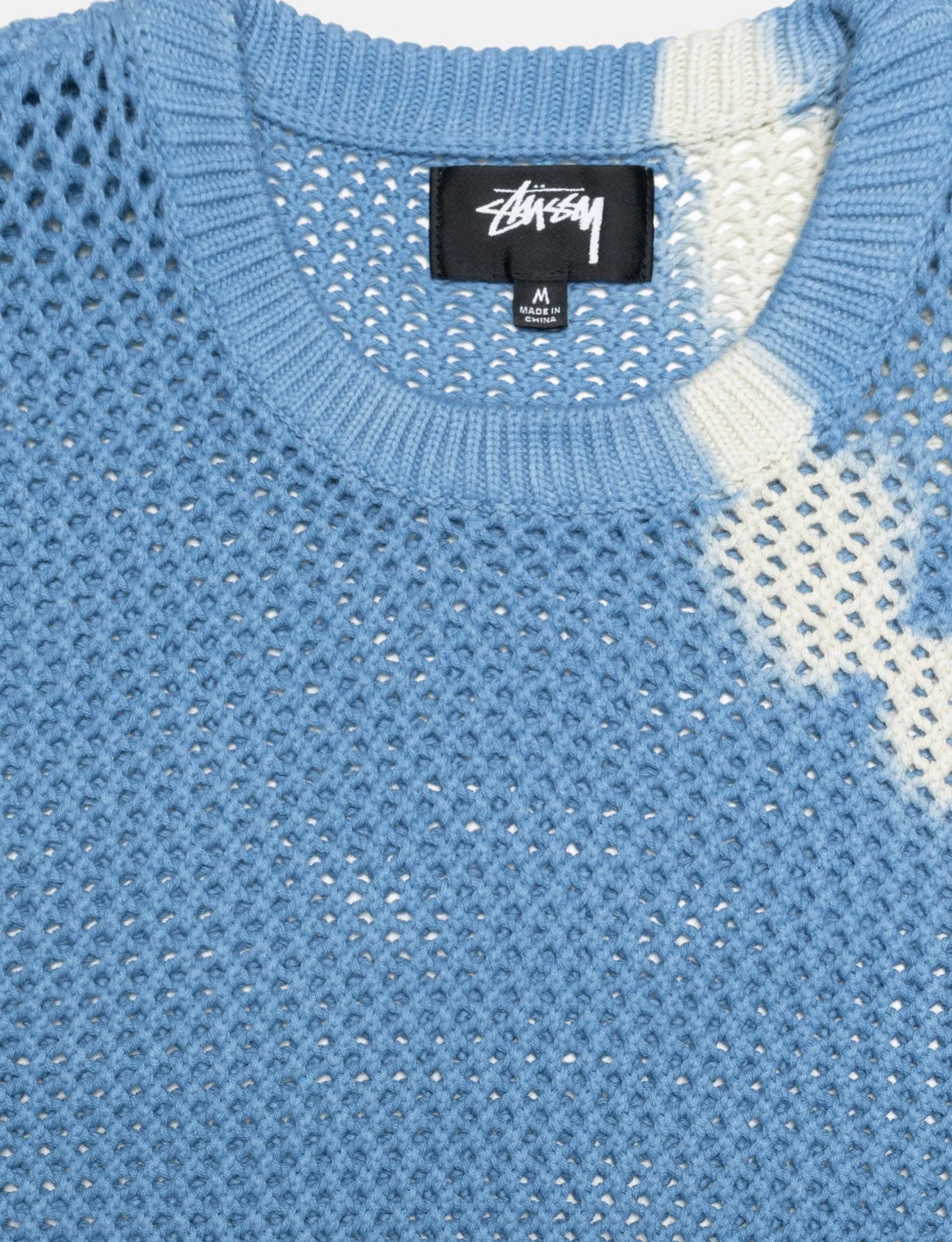 STÜSSY PIGMENT DYED LOOSE GAUGE SWEATER
