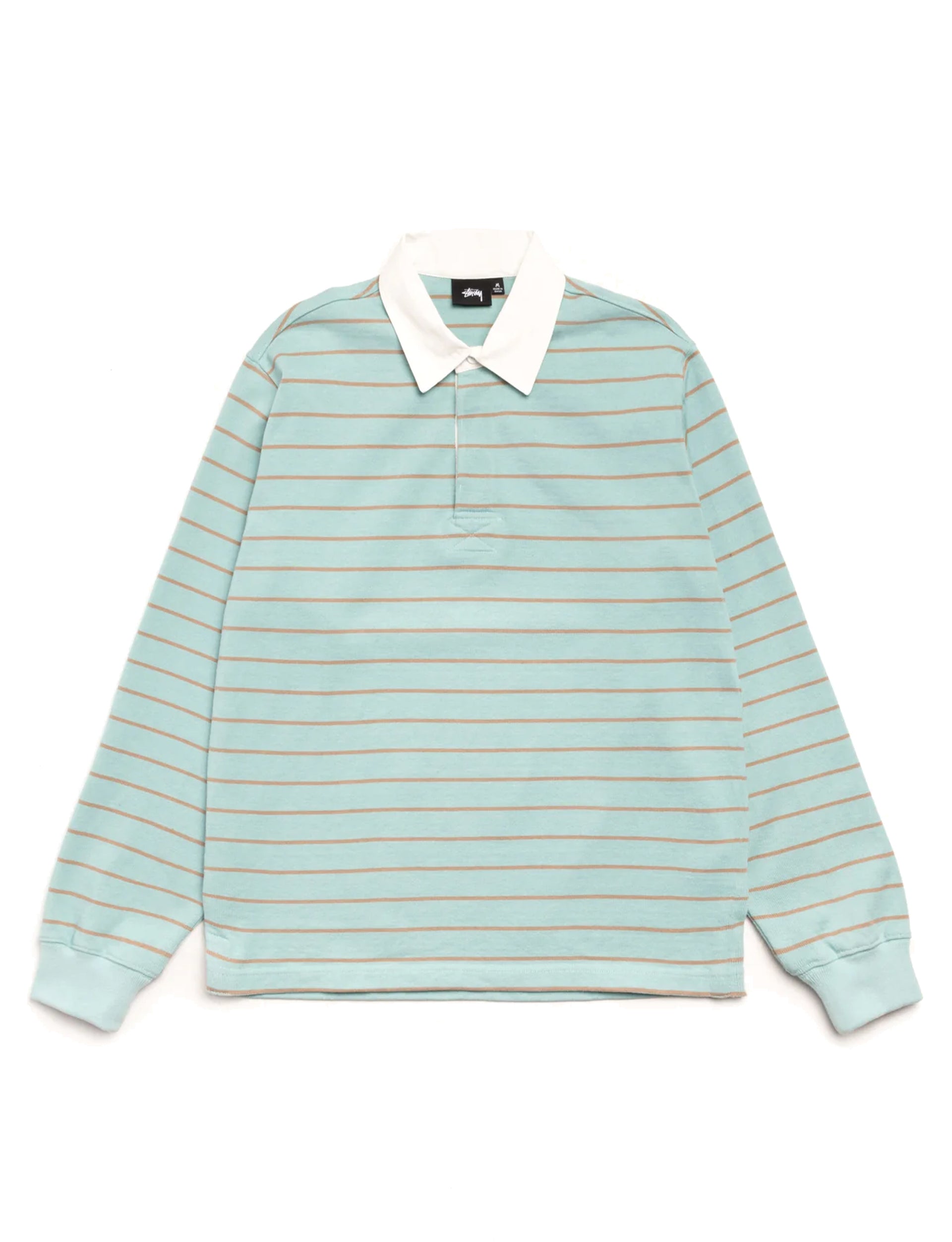 STÜSSY Pin Striped Rugby BLUE