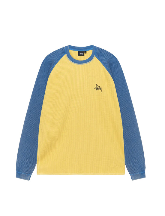 STÜSSY Raglan Thermal 2 Tone YELLOW