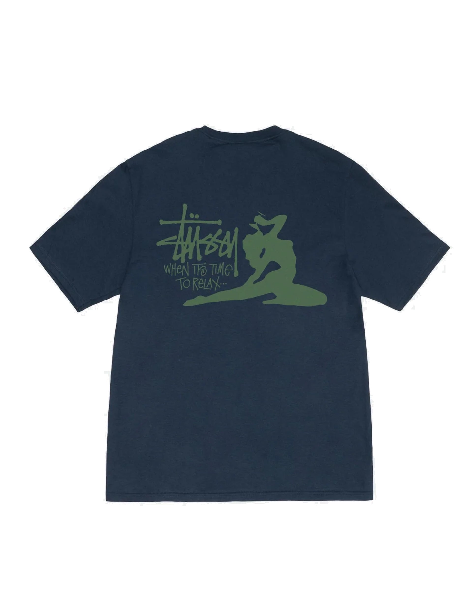 STÜSSY Relax Tee NAVY