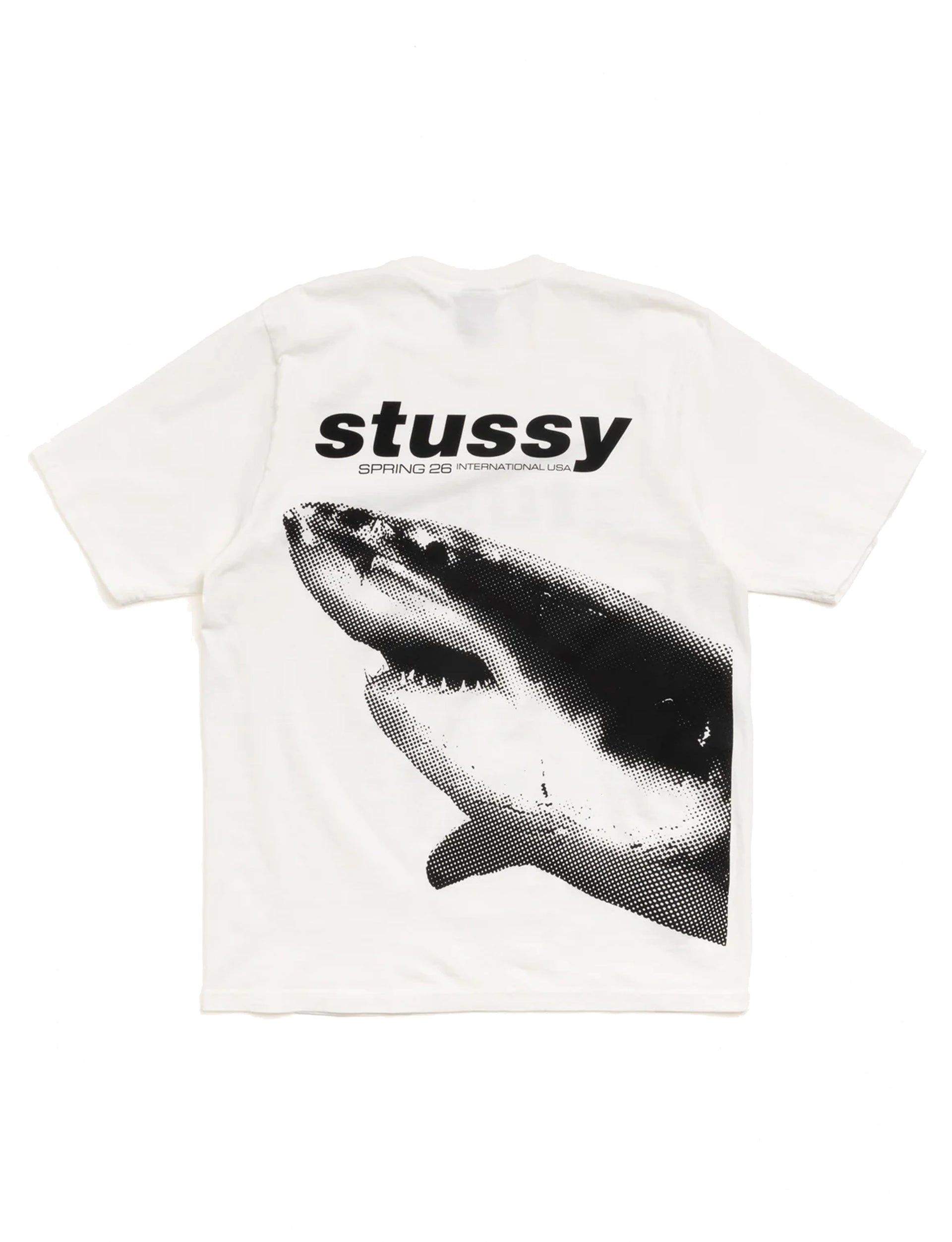 STÜSSY Shark Pig. Dyed Tee NATURAL