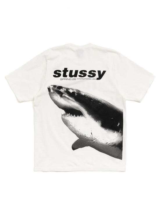 STÜSSY Shark Pig. Dyed Tee NATURAL
