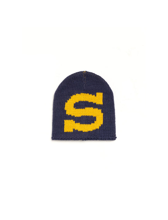 STÜSSY Skullcap Knit Burly S NAVY