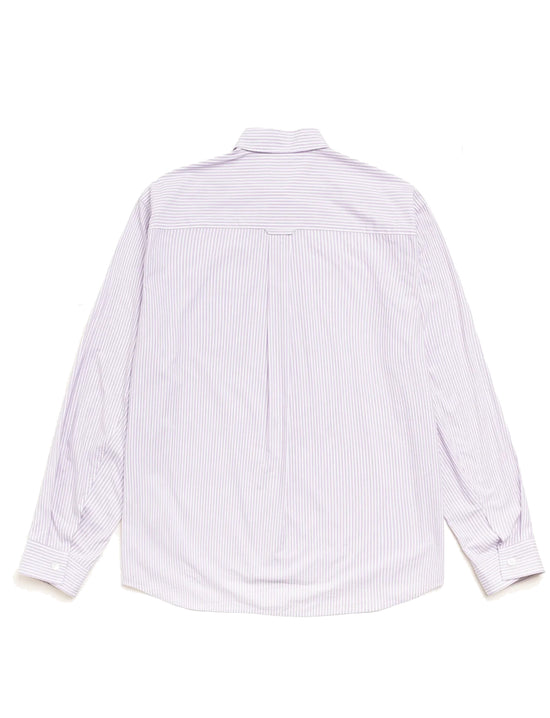 STÜSSY Standard LS Shirt PURPLE STRIPE