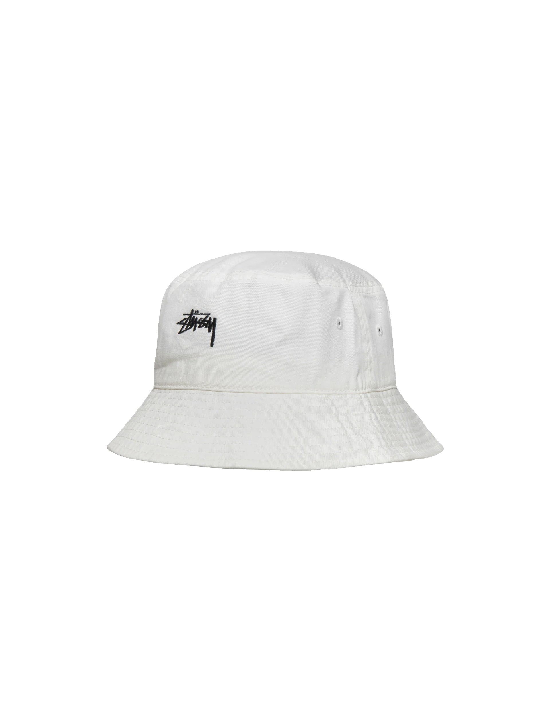 STÜSSY Stock Bucket Hat black NATURAL