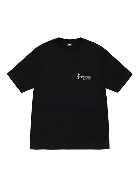 STÜSSY Superior Quality Pig. Dyed Tee BLACK