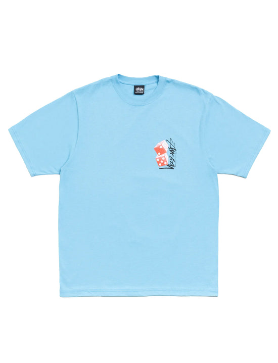 STÜSSY Tall Dice Tee Sky blue
