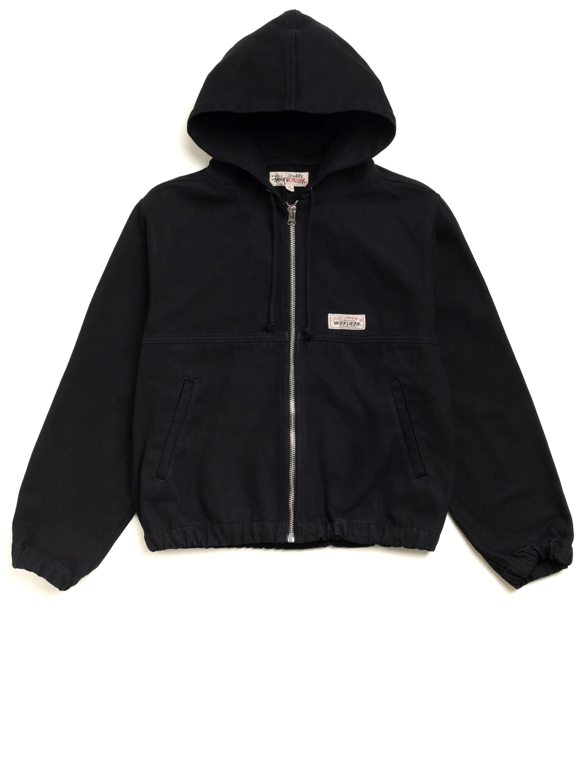 STÜSSY Work Jacket Unlined Canvas BLACK