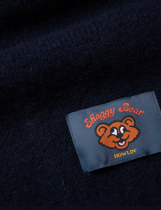 Howlin' Shaggy Bear Cardigan - Navy