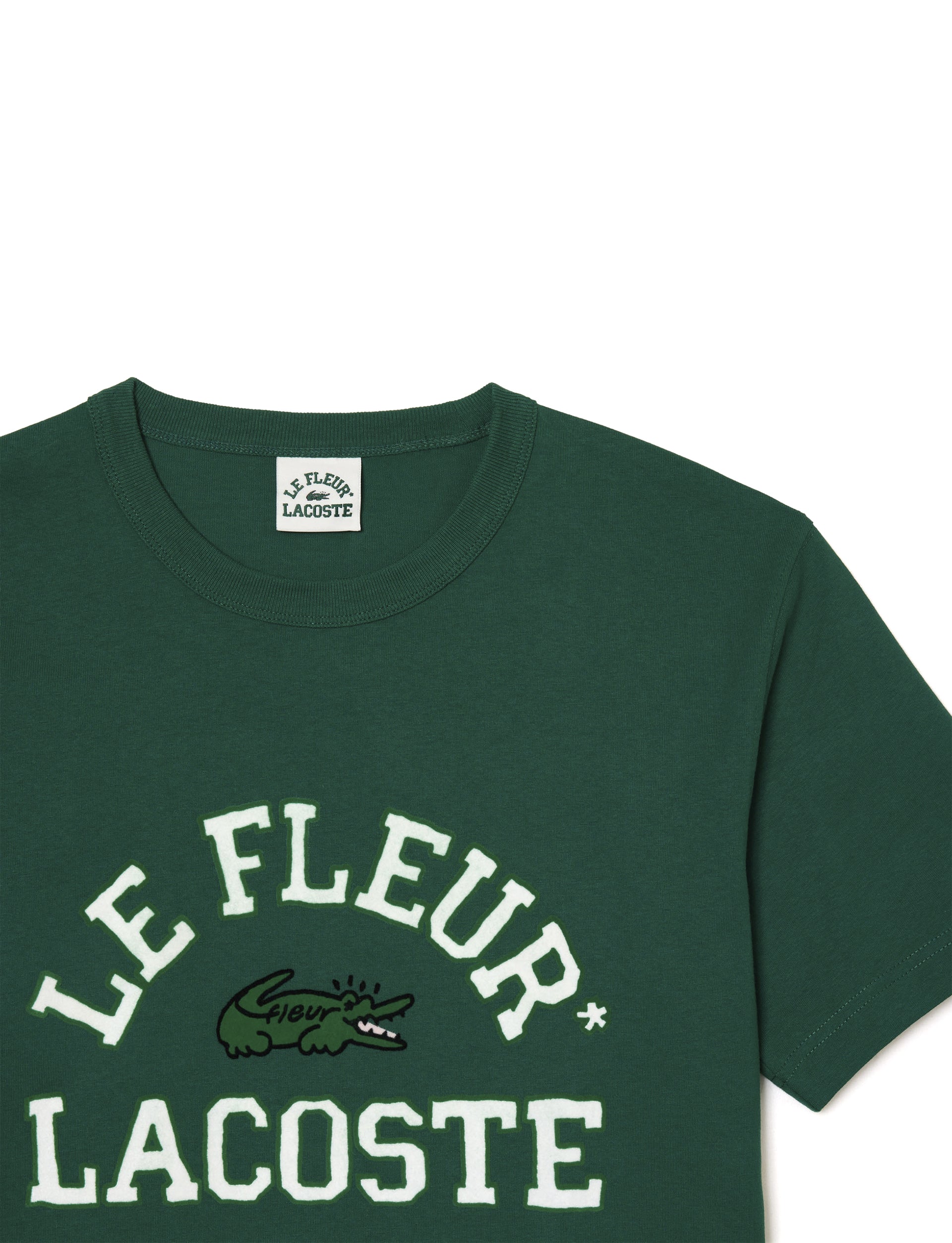 Lacoste x le FLEUR* Jersey T-shirt Green