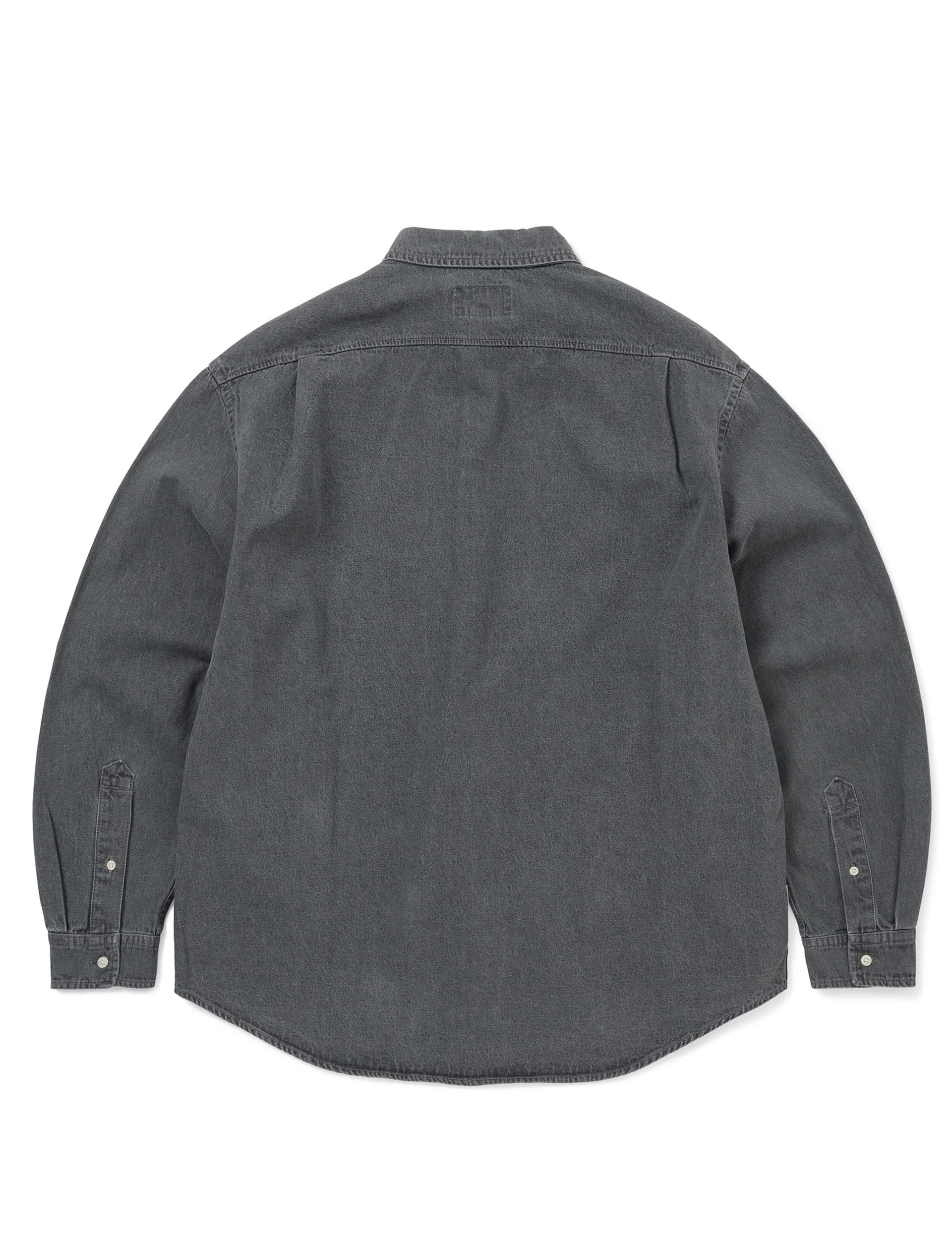 THISISNEVERTHAT Washed Denim Shirt Dusty Grey