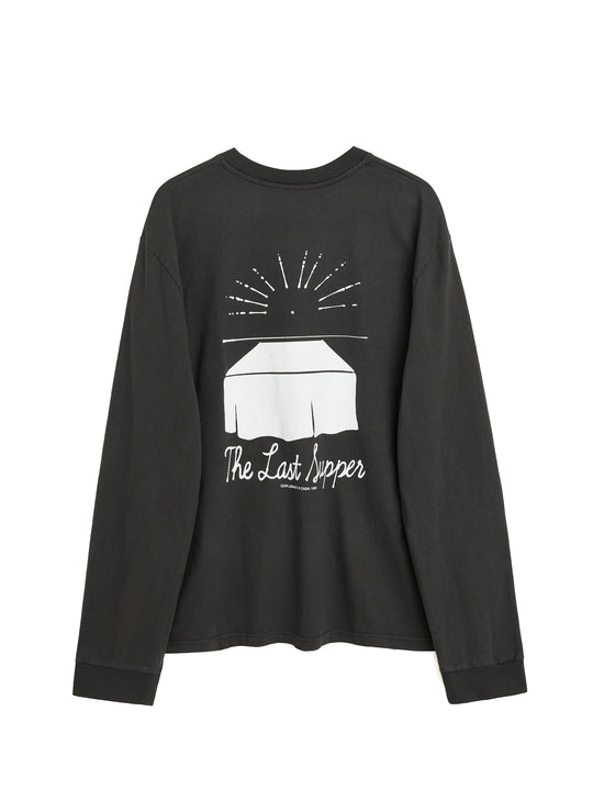 OUR LEGACY TOUR LONSLEEVE Last Supper Print Black