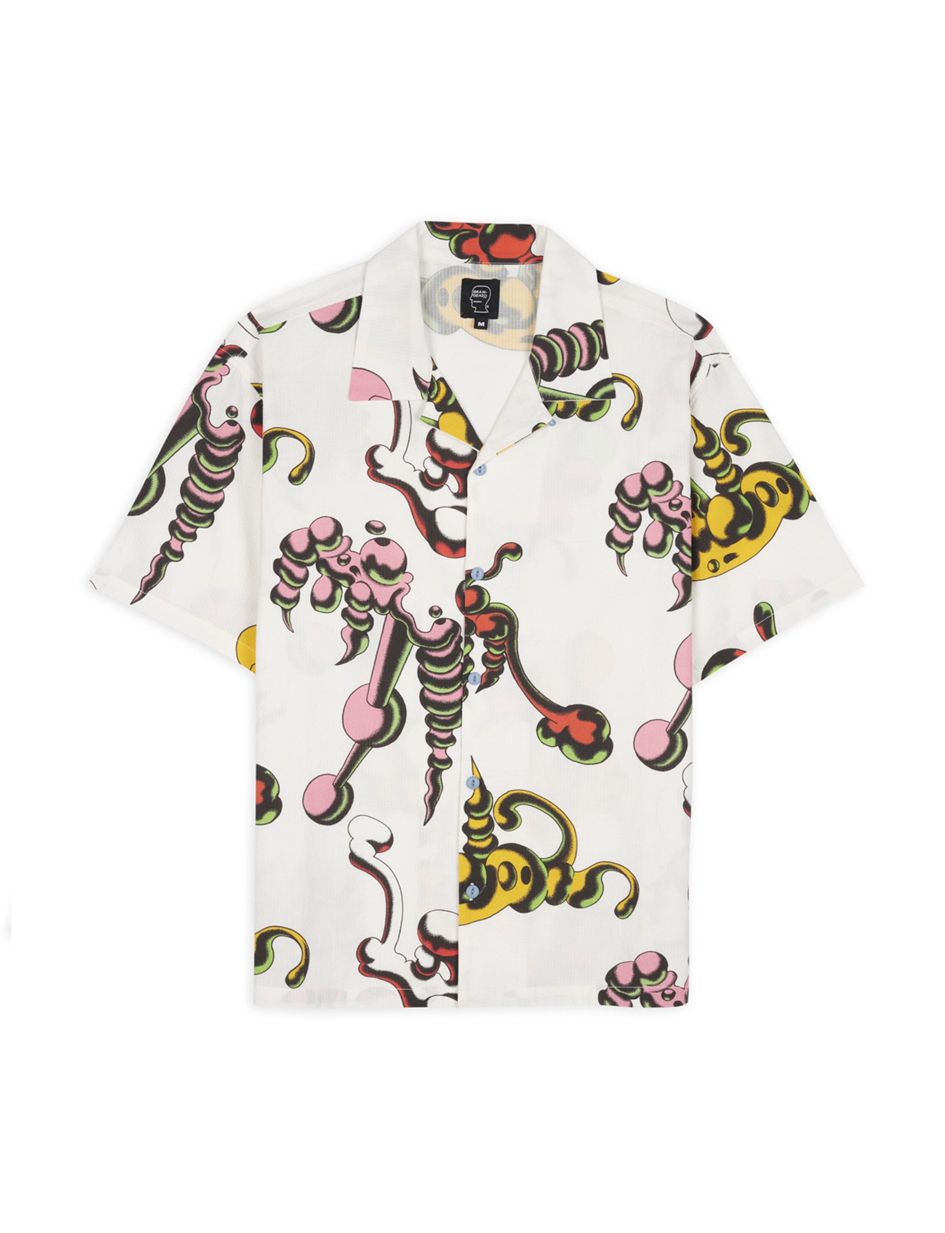 BRAIN DEAD TETSUNORI TAWARAYA SEERSUCKER SHORT SLEEVE BUTTON UP