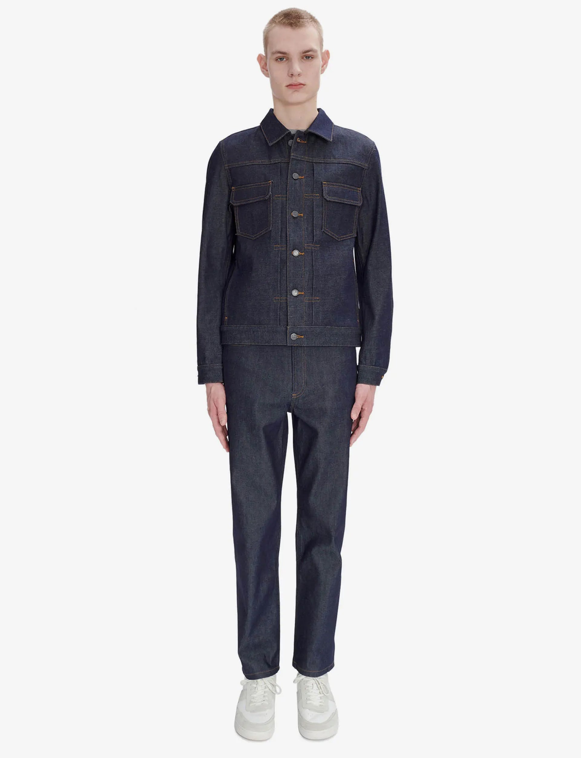 A.P.C. VESTE JEAN WORK INDIGO