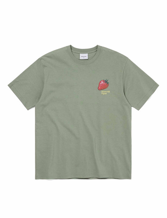 THISISNEVERTHAT  Strawberry Tee LIGHT OLIVE