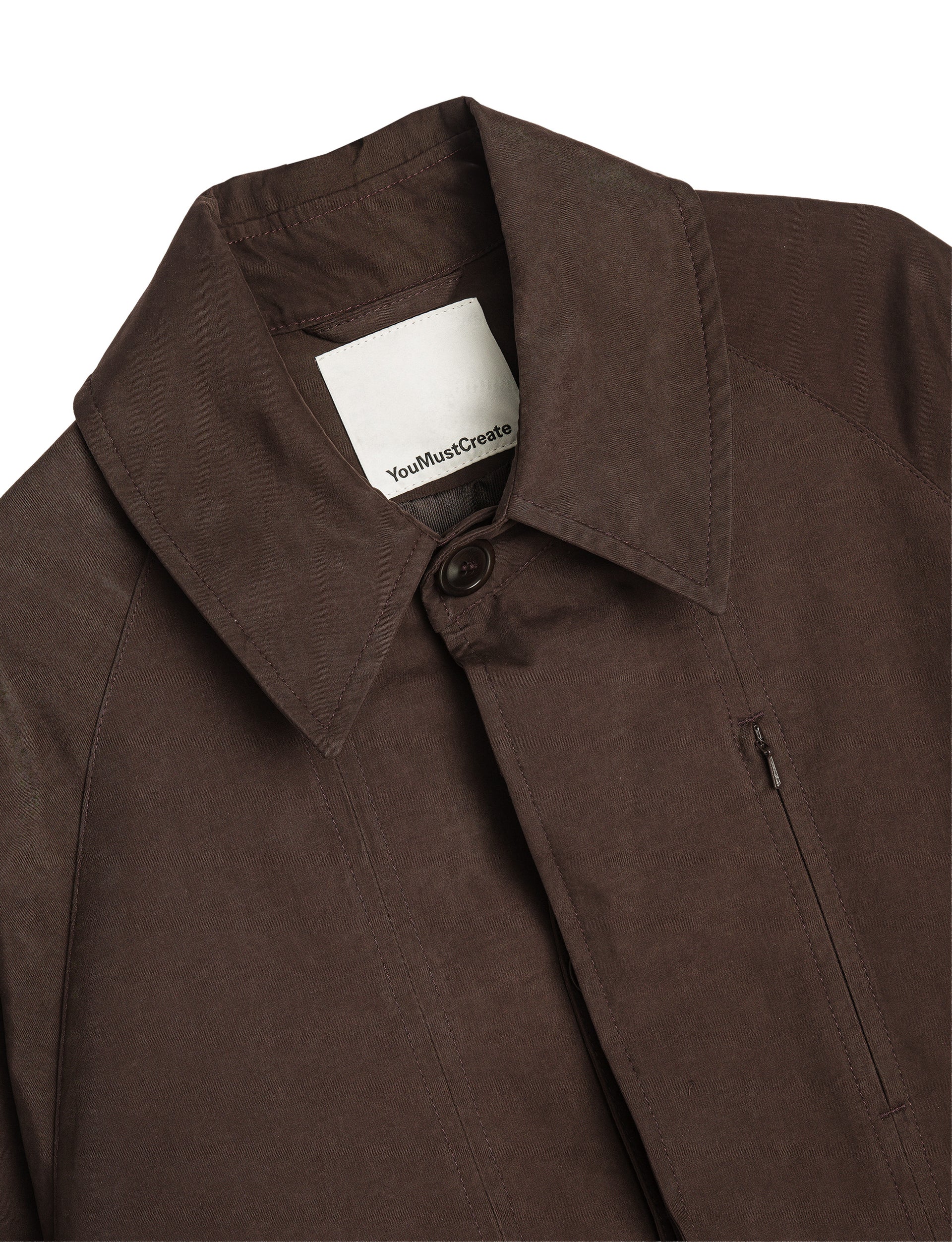 YOUMUSTCREATE TYRELL COAT BROWN