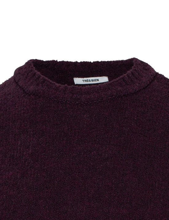 TRÈS BIEN DROP SHOULDER KNIT BOUCLE