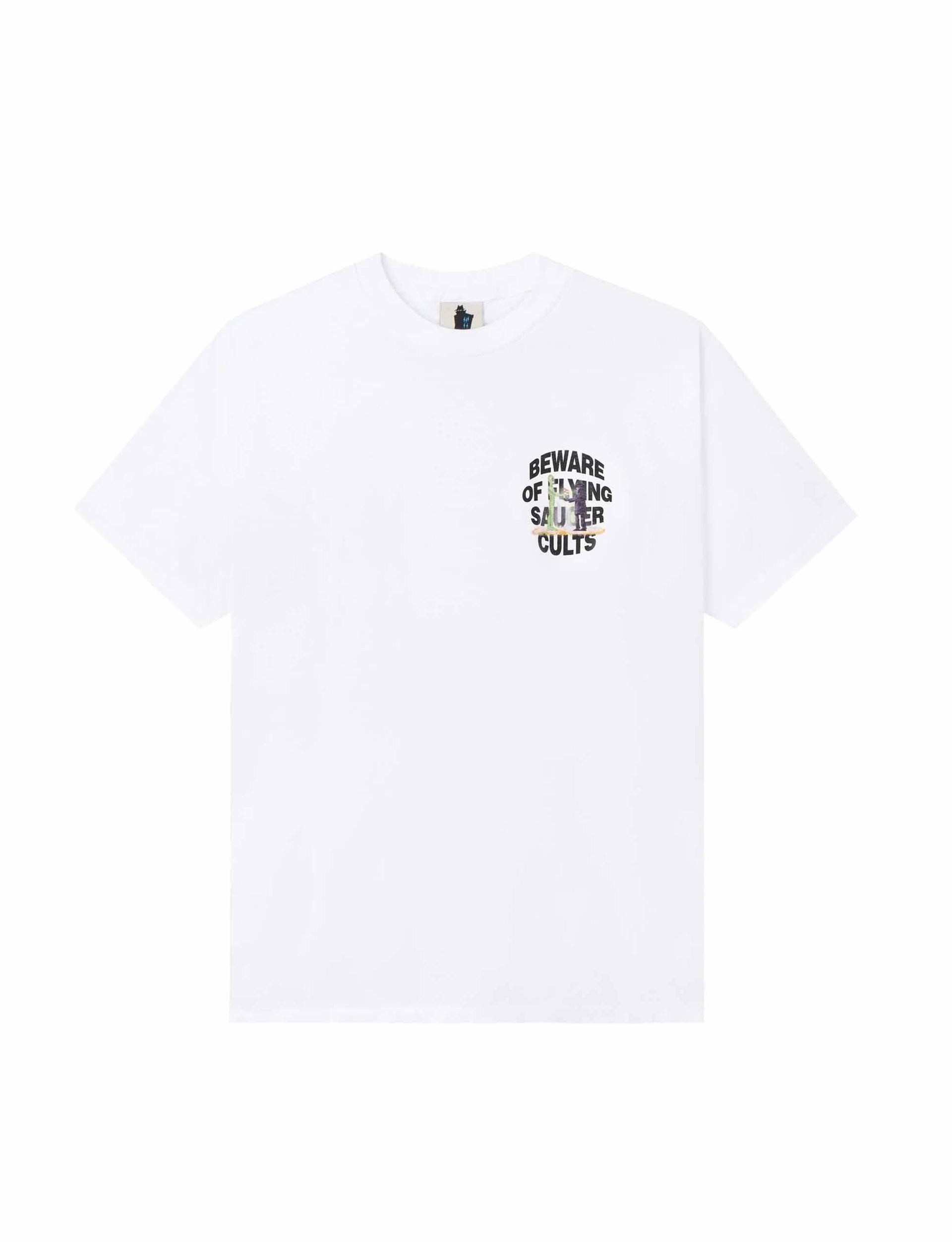 REAL BAD MAN SAUCER CULT S/S TEE WHITE