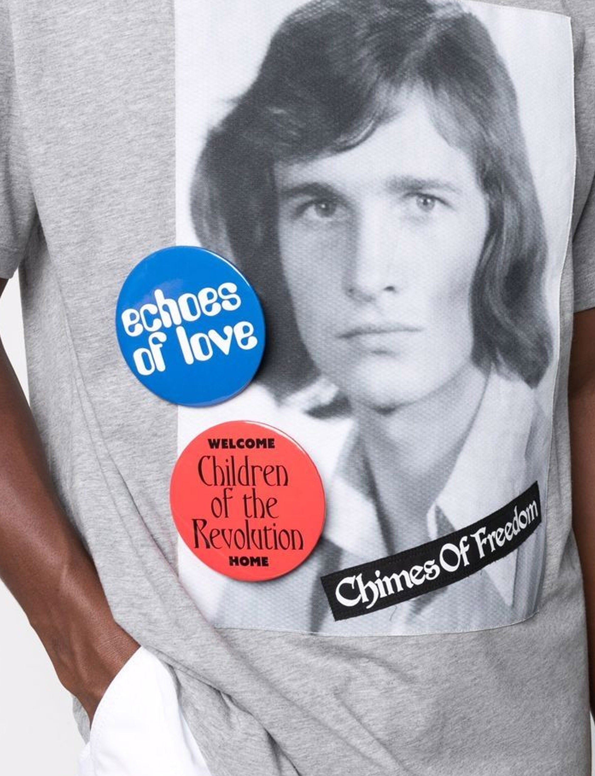 RAF SIMONS Big fit T-shirt Chimes of Freedom - minishopmadrid
