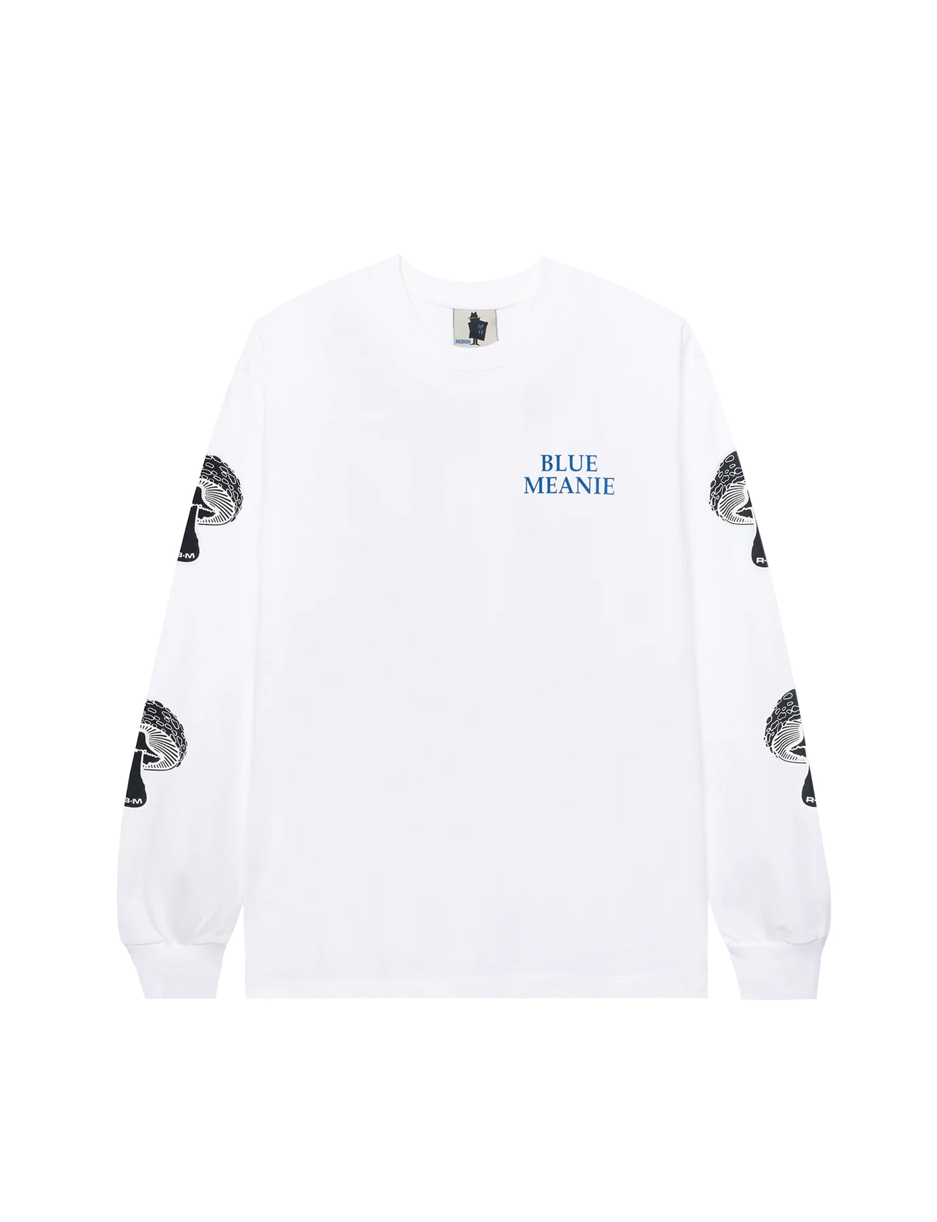 REAL BAD MAN BLUE MEANIE LS TEE WHITE