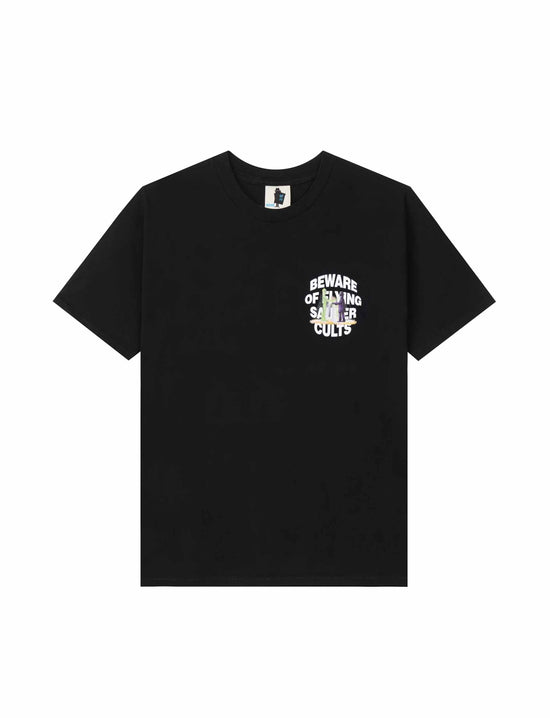 REAL BAD MAN SAUCER CULT S/S TEE BLACK