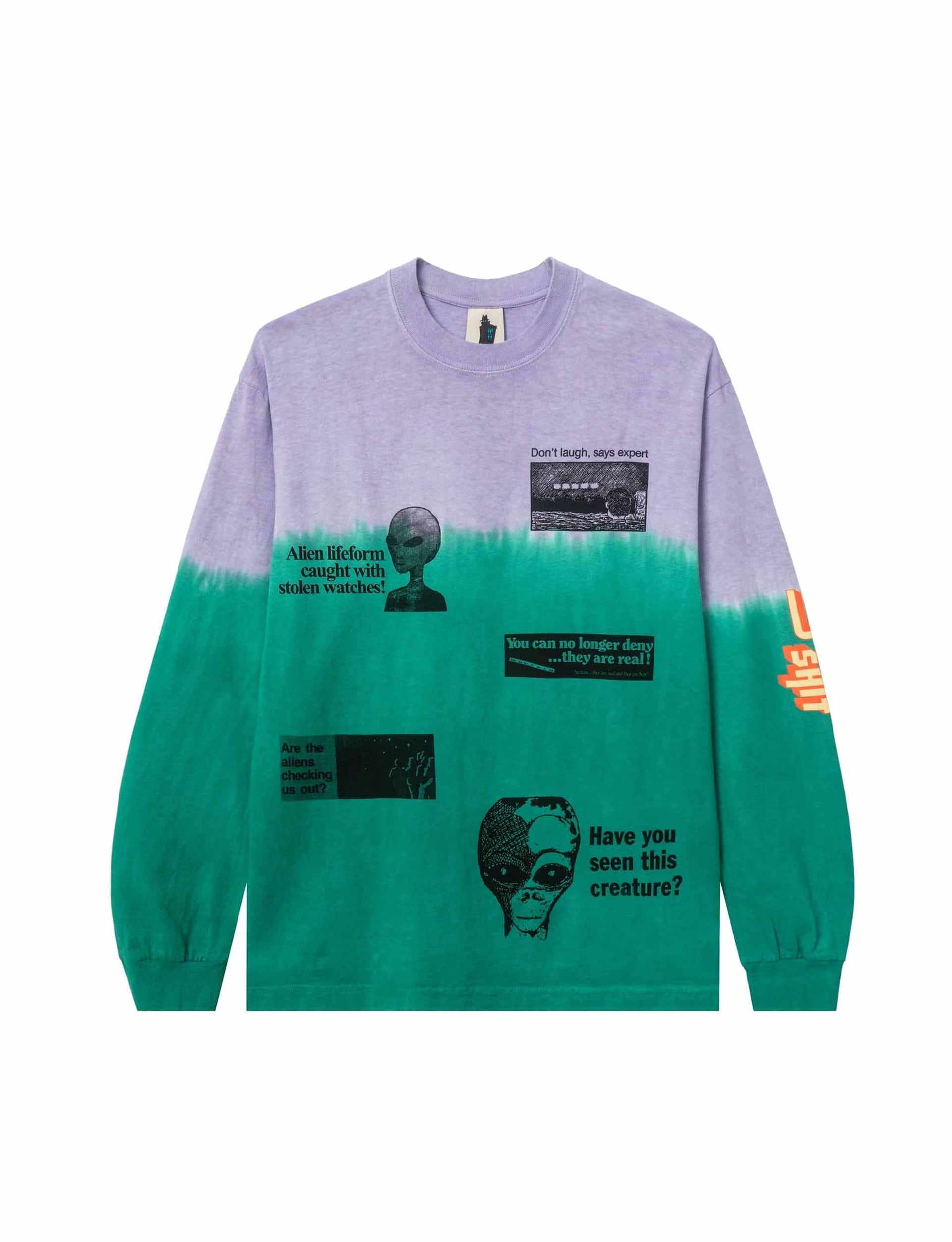 REAL BAD MAN EXTRATERRESTRIAL SHIT L/S TEE PINK