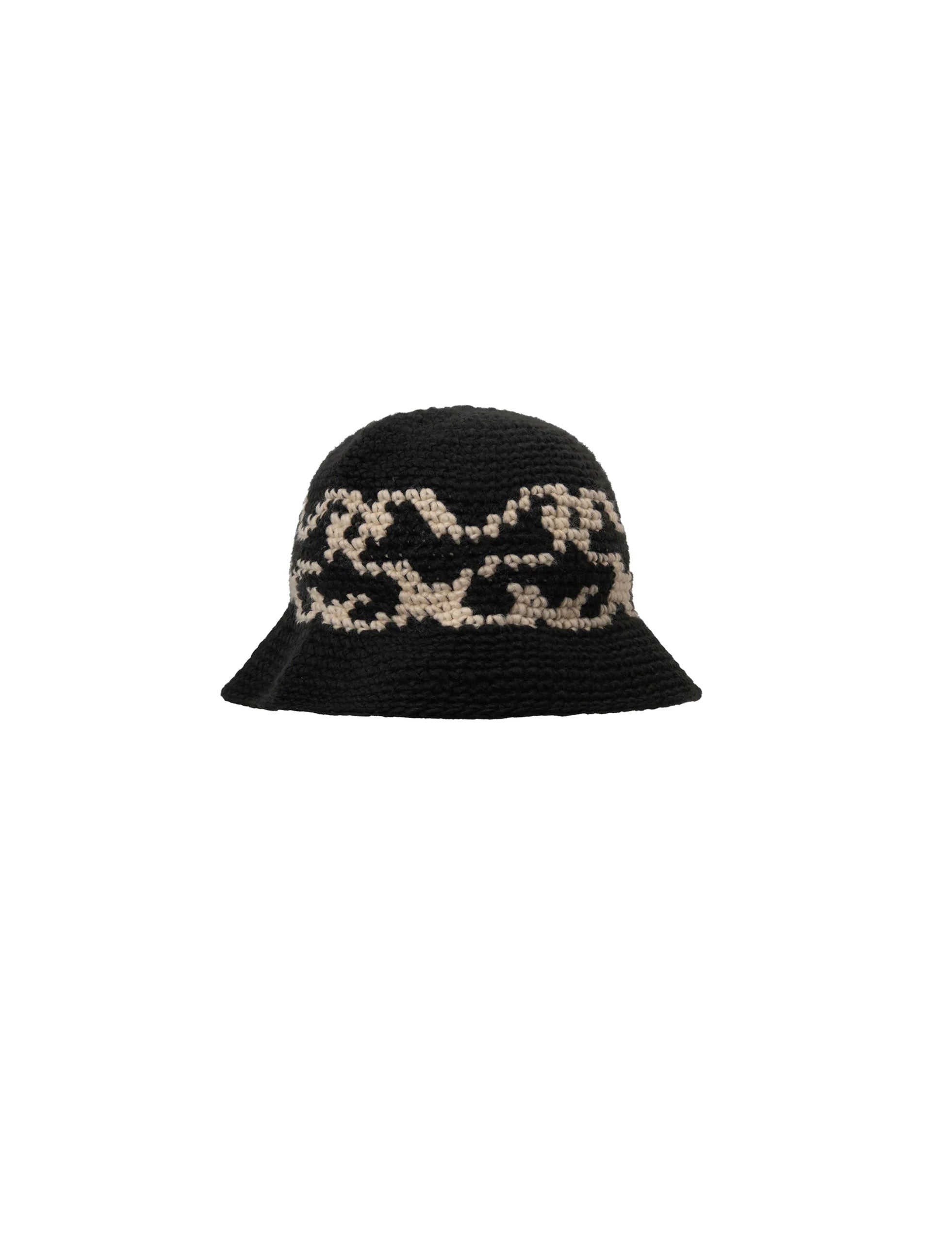 STÜSSY Ss Knit Bucket Hat BLACK   minishopmadrid