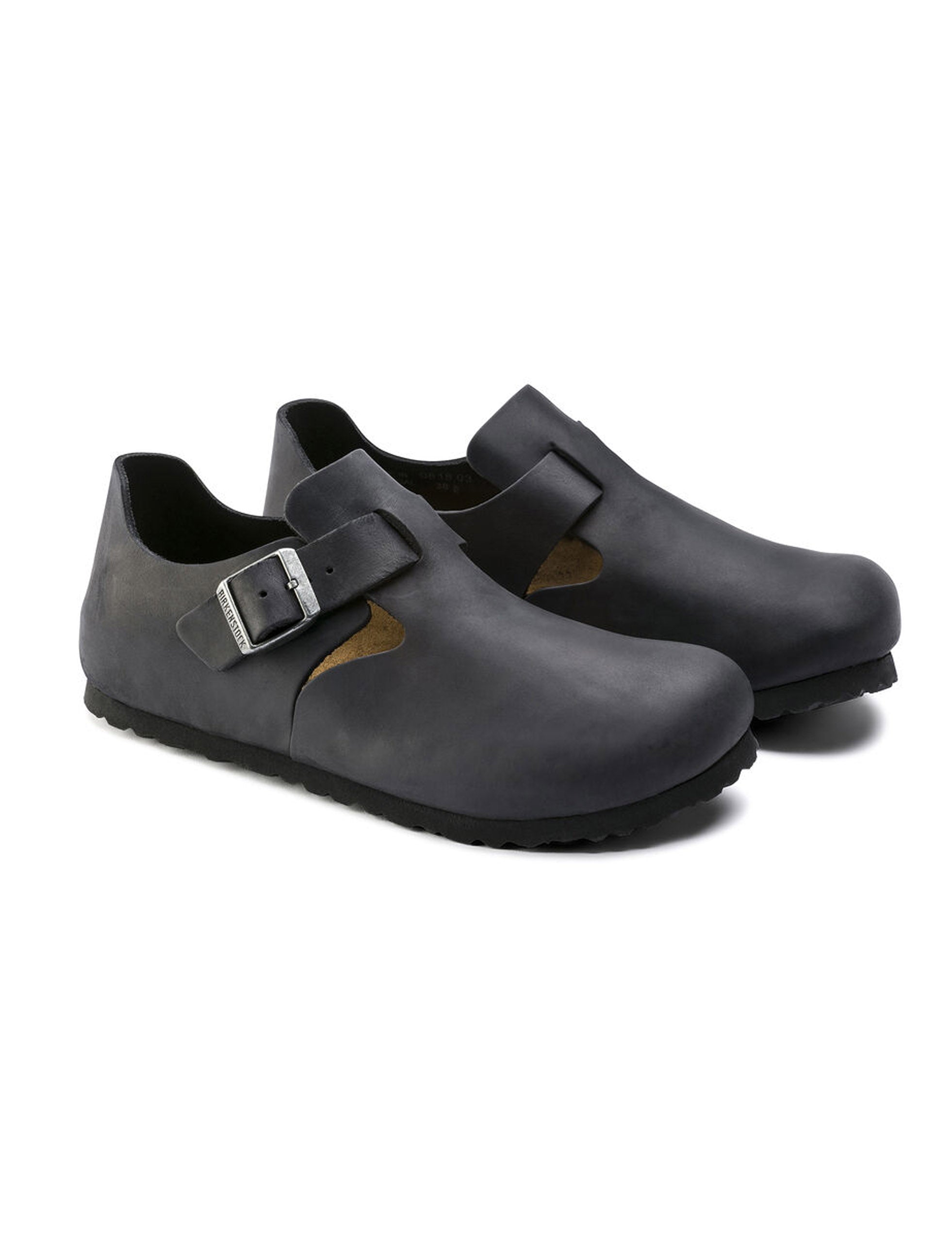 Birkenstock london discount oiled leather black