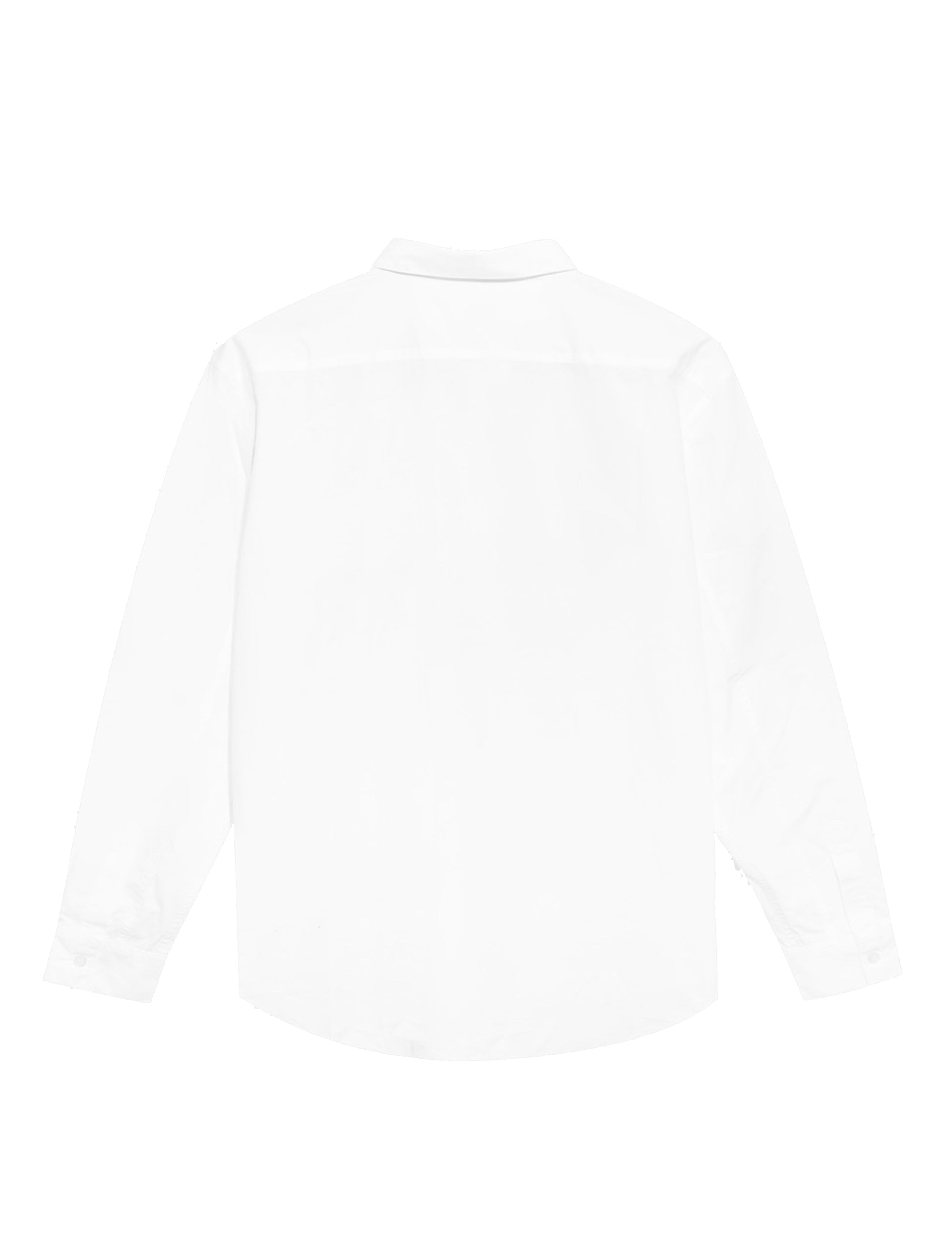 RECEPTION CLOTHING LOOSE FINANCIAL SHIRT COTTON POPLIN WHITE
