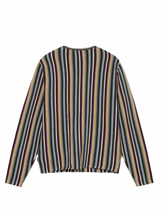 STÜSSY Stripe Pattern Cardigan