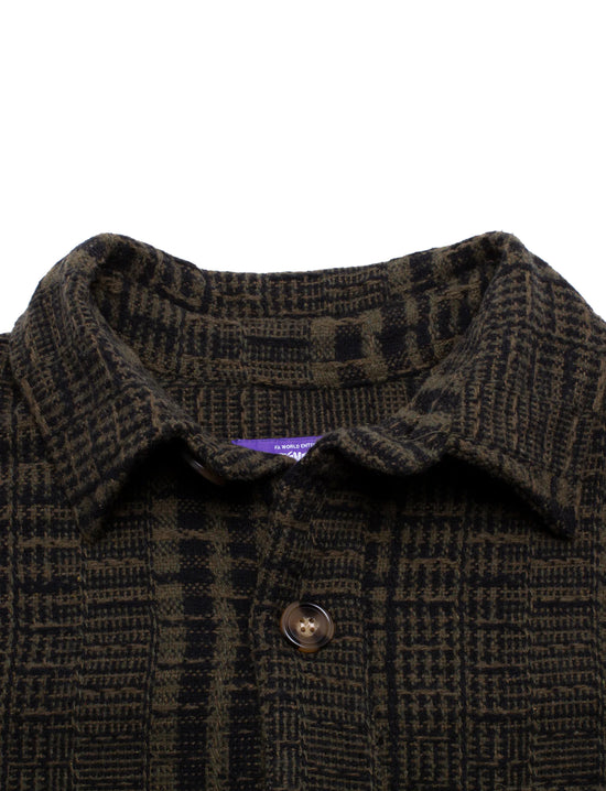 FUCKING AWESOME WOOD DUCK OVERSIZED FLANNEL GREEN/BLACK