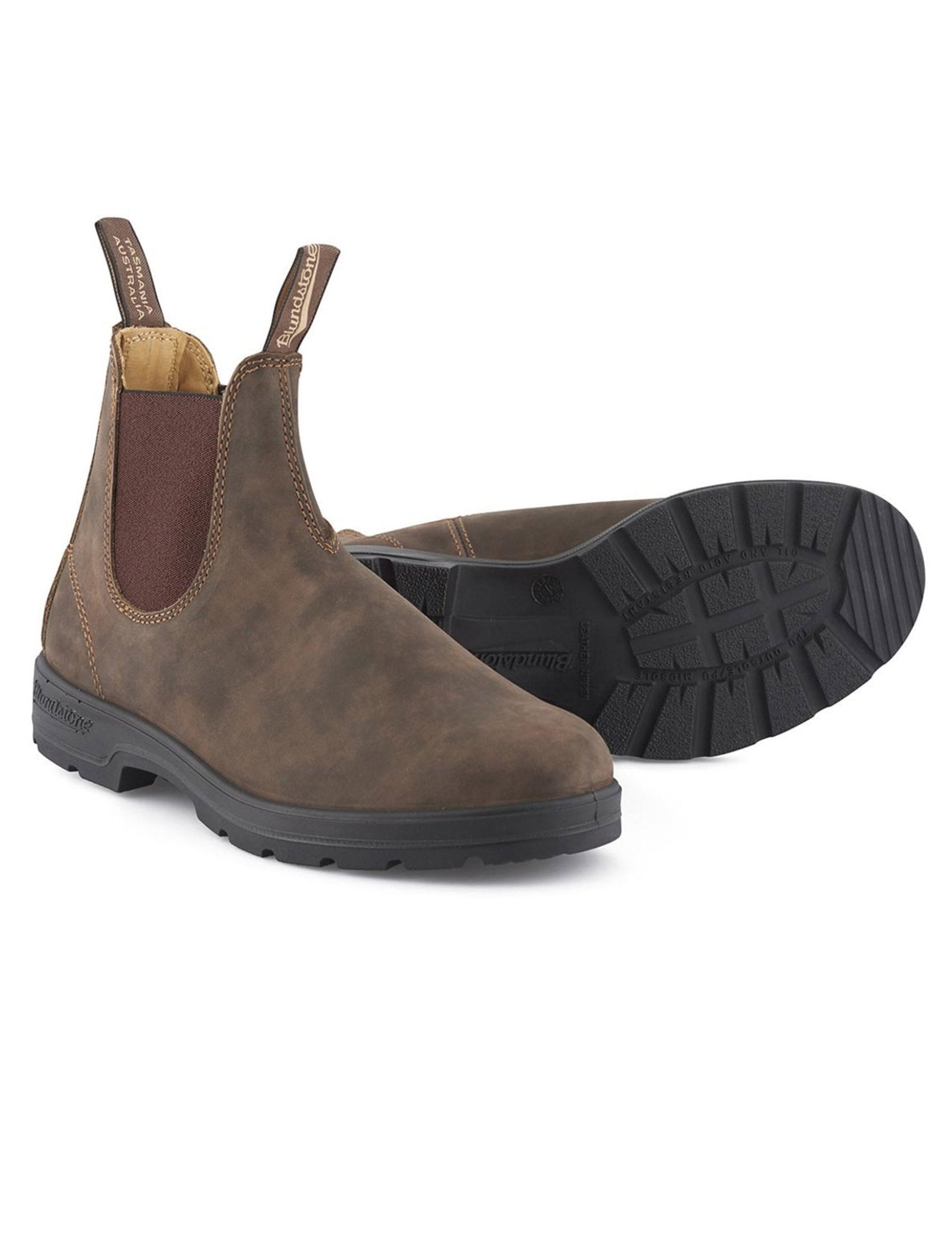 BLUNDSTONE 585 RUSTIC BROWN LEATHER
