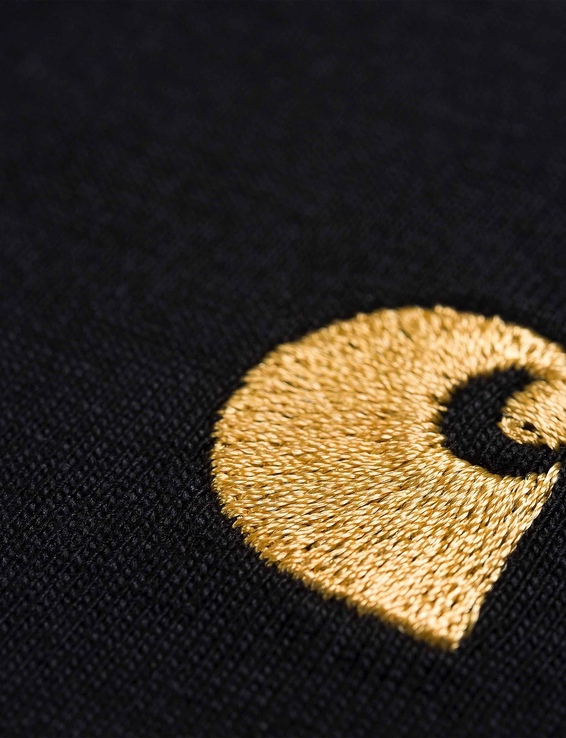 CARHARTT WIP T-SHIRT S/S BLACK GOLD