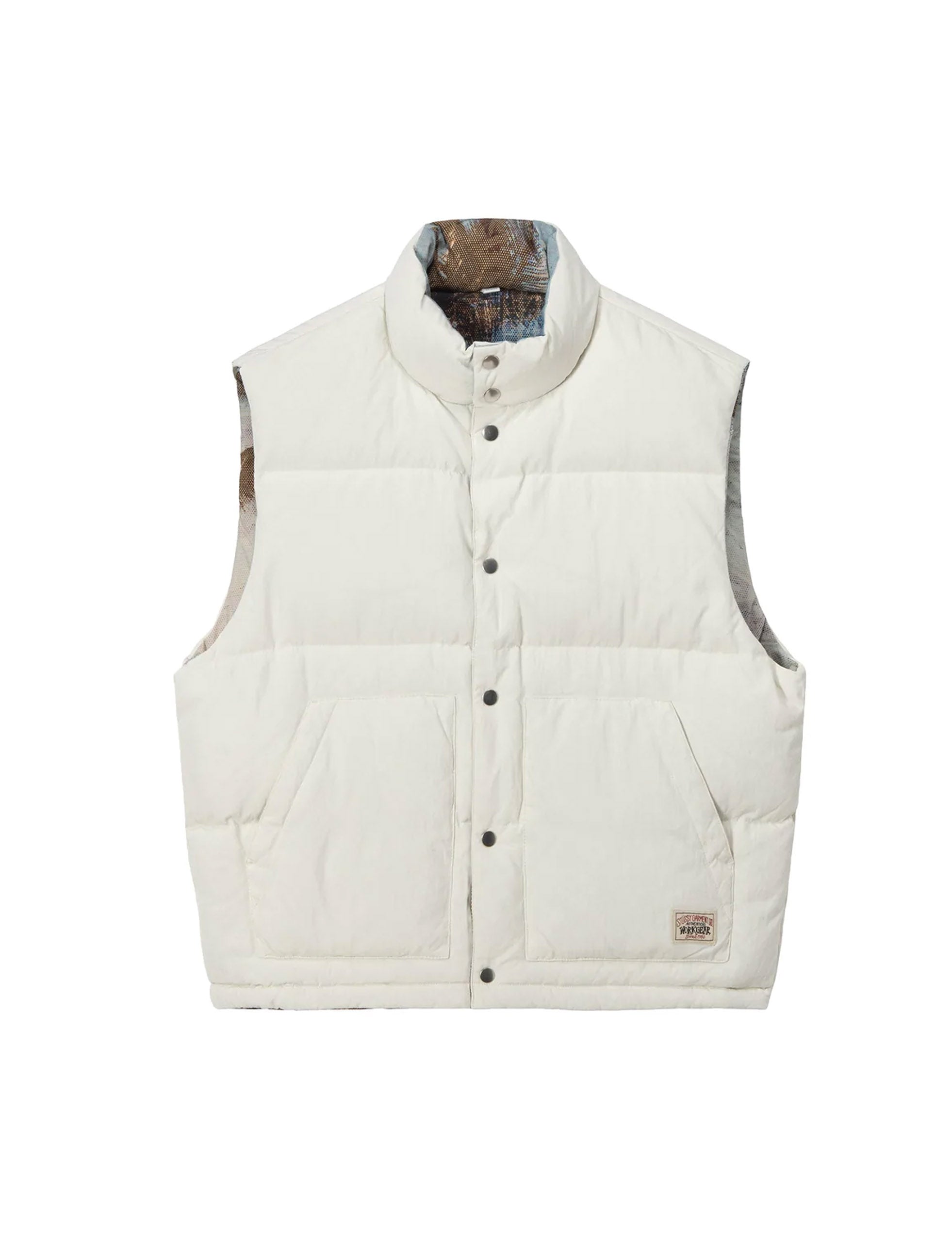 STÜSSY PETER SUTHERLAND REVERSIBLE DOWN VEST - minishopmadrid