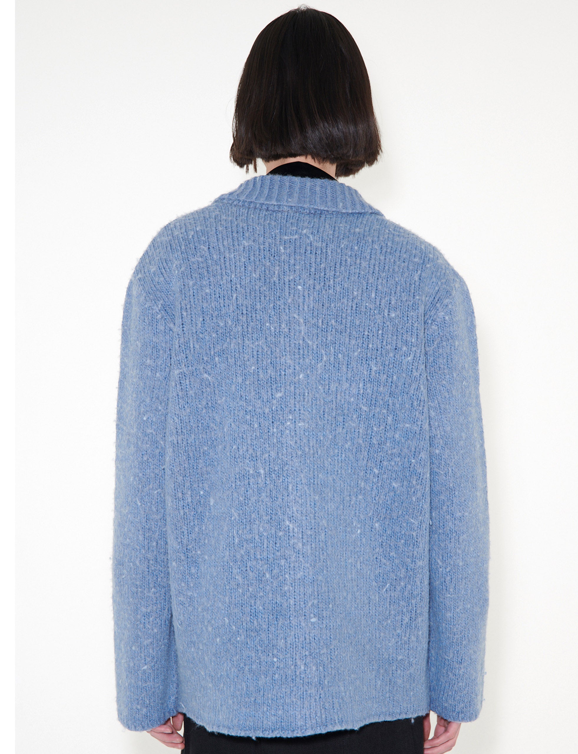 OUR LEGACY BIG CARDIGAN Funky Blue Acrylic - minishopmadrid