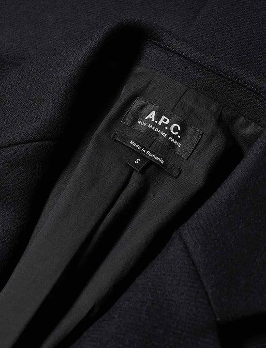 A.P.C. MANTEAU VISCONTI NAVY