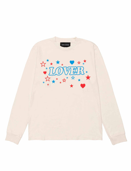 BIANCA CHANDÔN LOVER L/S T-SHIRT CREAM