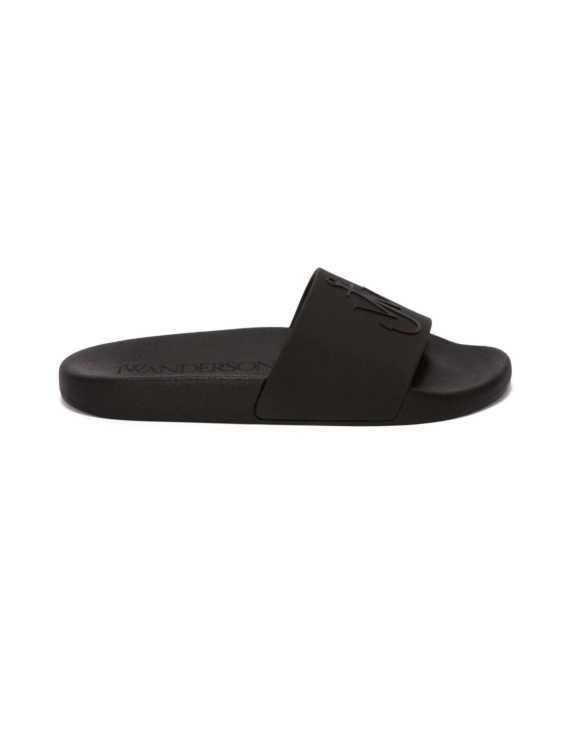 JW ANDERSON MEN'S POOL SLIDE ANCHOR BLACK