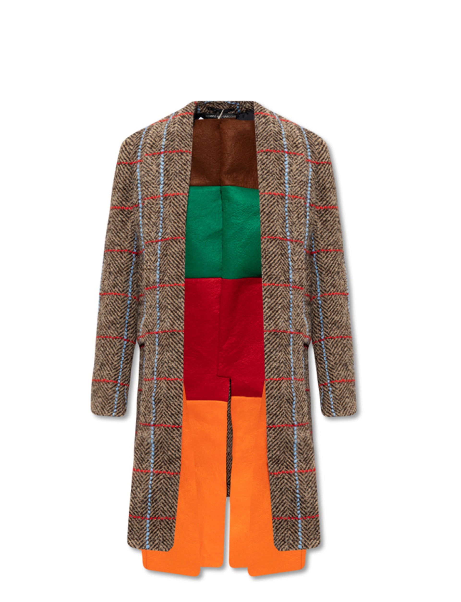 COMME DES GARÇONS HOMME PLUS WOOL COAT CHECK