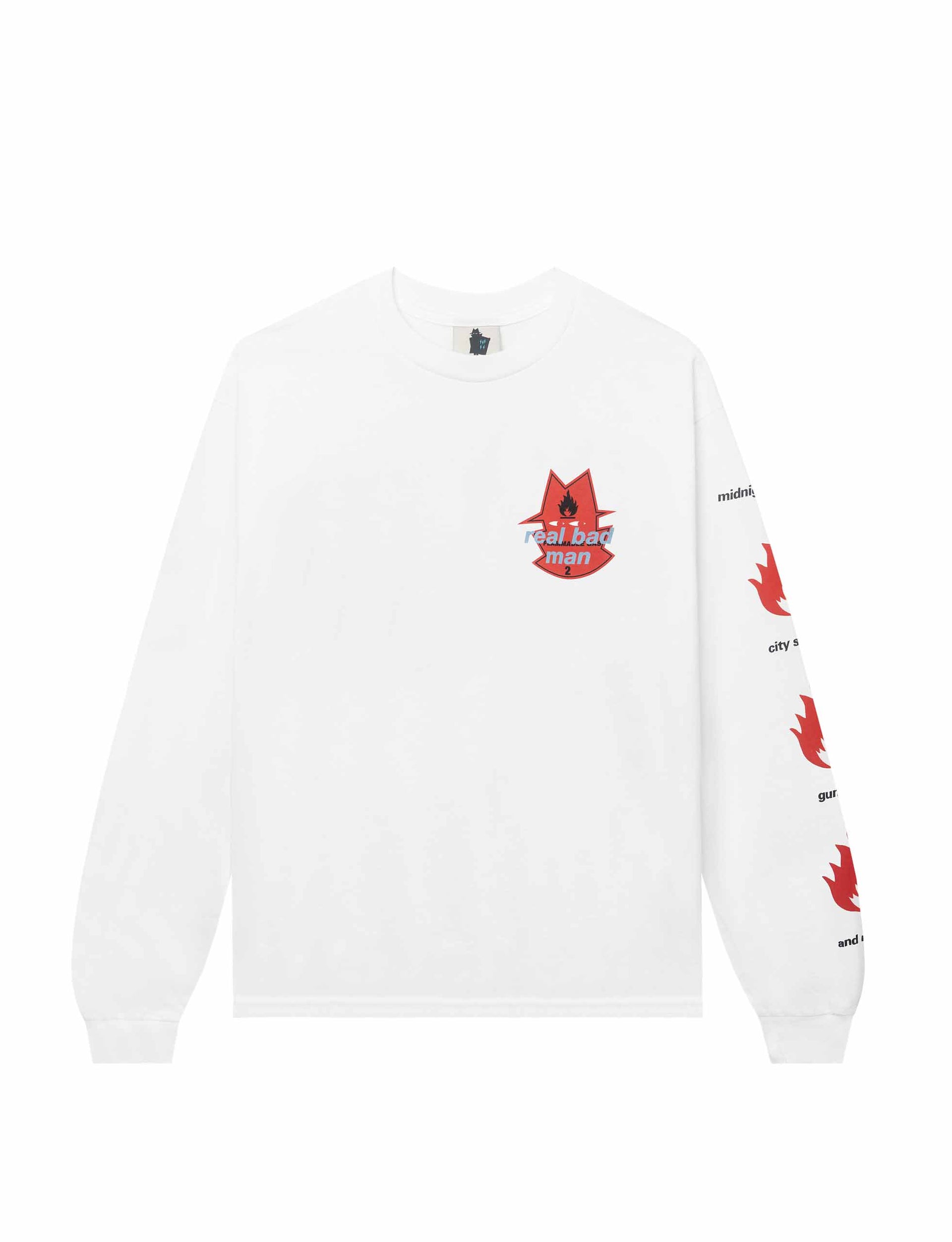 REAL BAD MAN FLAMMABLE GAS L/S TEE