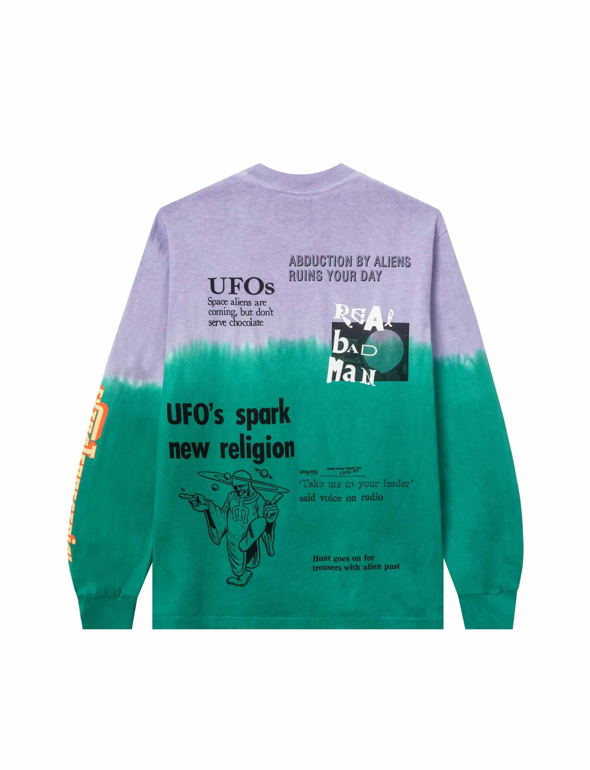 REAL BAD MAN EXTRATERRESTRIAL SHIT L/S TEE PINK - minishopmadrid