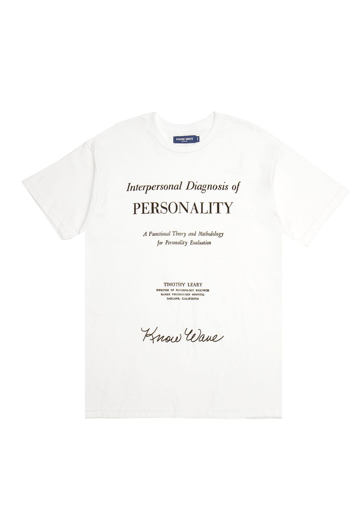 KNOW WAVE PERSONALITY EVALUATION TEE