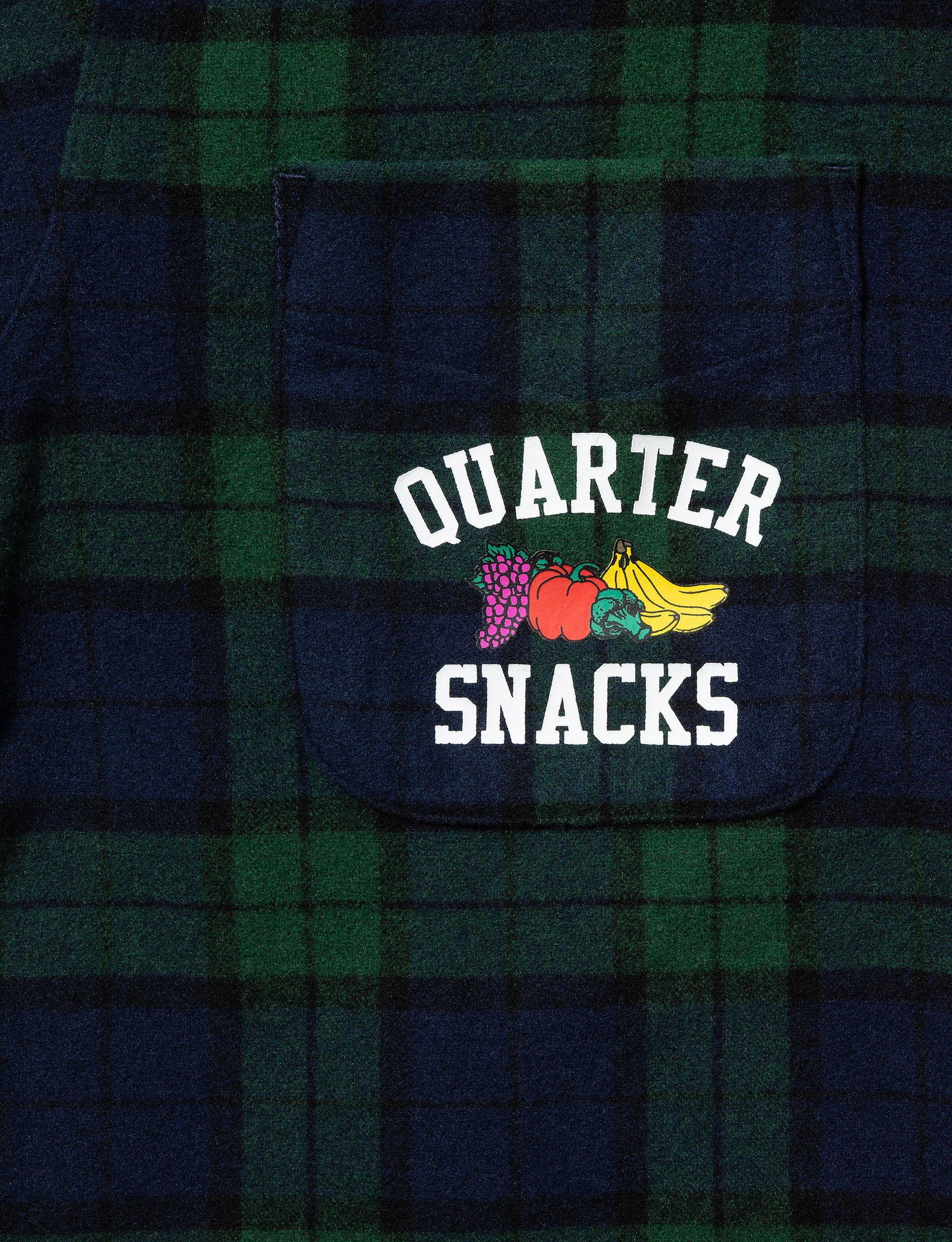 CARHARTT WIP Quartersnacks Shirt Jacket CHECK GREEN