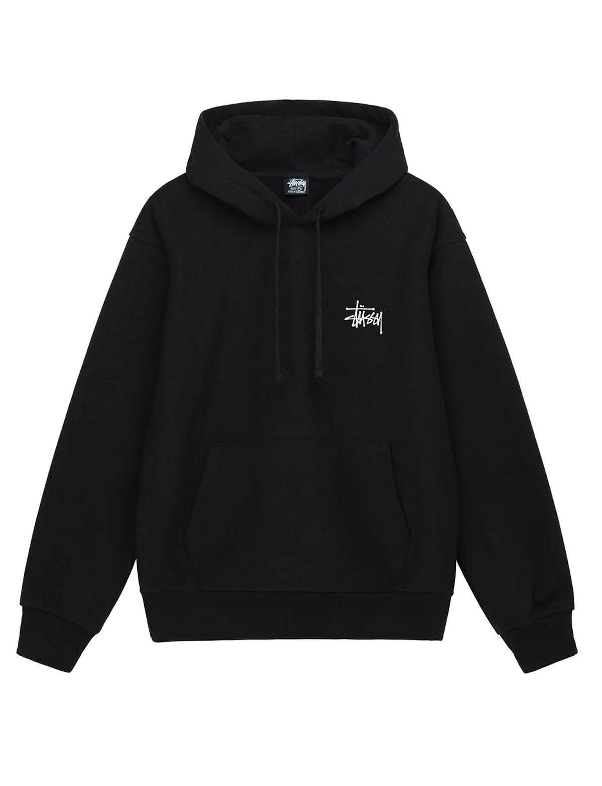 STÜSSY BASIC STUSSY HOOD BLACK - minishopmadrid